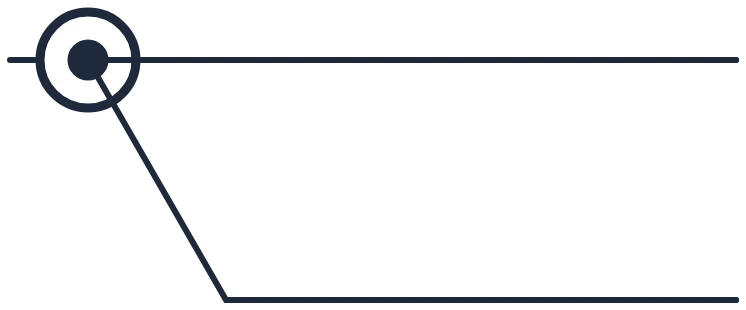 Symbole Boîte de dérivation avec deux dérivations dans un schéma unifilaire