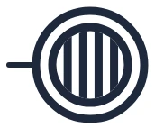Symbole Chauffe-eau à accumulation dans un schéma unifilaire