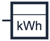 Symbole Compteur kWh dans un schéma unifilaire