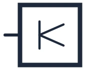 Symbole Détecteur de chaleur dans un schéma unifilaire