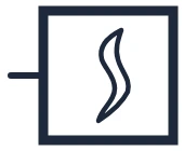 Symbole Détecteur de flamme dans un schéma unifilaire