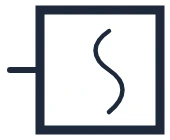 Symbole Détecteur de fumée dans un schéma unifilaire