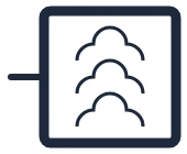 Symbole Four vapeur dans un schéma unifilaire