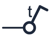 Symbole Interrupteur à ouverture temporisée dans un schéma unifilaire