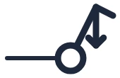 Symbole Interrupteur à tirette dans un schéma unifilaire