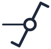 Symbole Interrupteur va-et-vient dans un schéma unifilaire