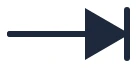 Symbole LED dans un schéma unifilaire