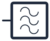 Symbole Micro-ondes dans un schéma unifilaire