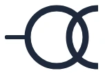 Symbole Prise avec transformateur incorporé dans un schéma unifilaire