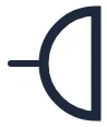 Symbole Ronfleur dans un schéma unifilaire