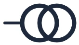 Symbole Transformateur dans un schéma unifilaire