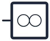 Symbole Ventilateur dans un schéma unifilaire